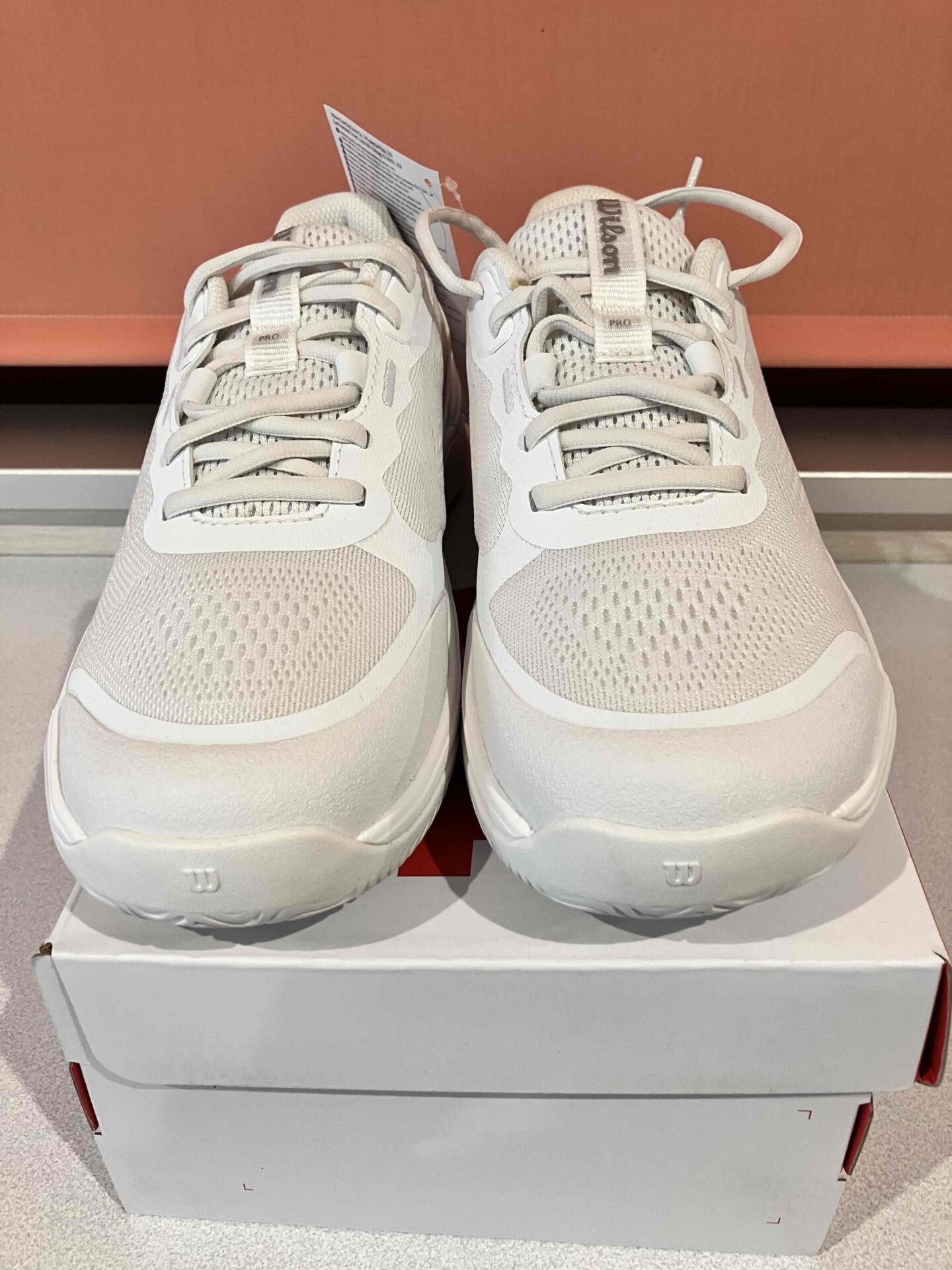 ウイルソン INTRIGUE PRO (ウィメンズ)オールコート - ホワイト/ホワイト/シルバー